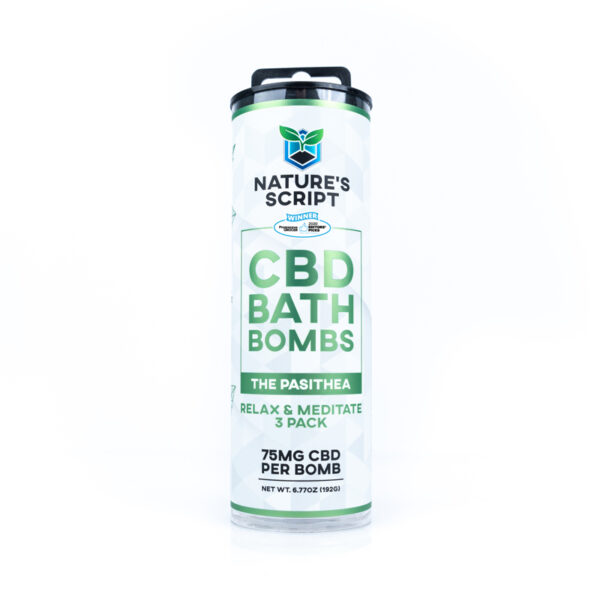 CBD Bath Bombs - Green Tea and Exfoliating Charcoal